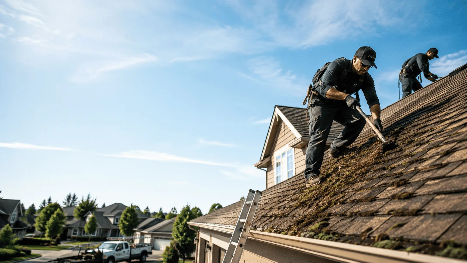 Roof Moss Removal in Camp Grove, IL near me